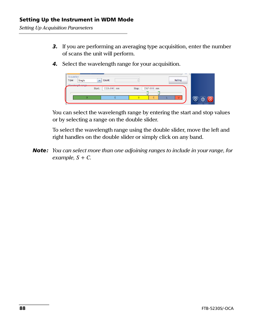 EXFO FTB-5230S Optical Spectrum Analyzer for FTB-500 User Manual | Page 94 / 251
