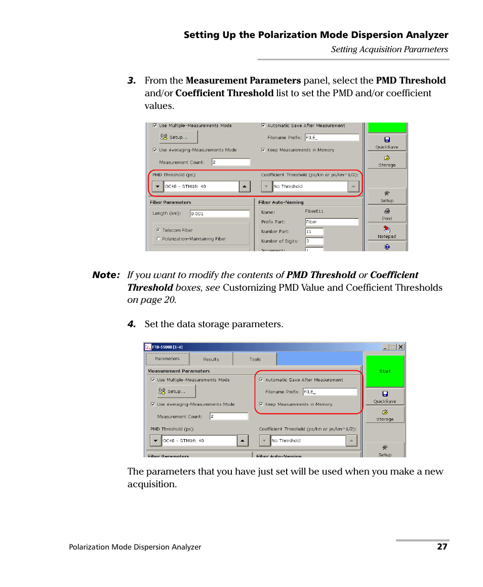 EXFO FTB-5500B PMD Analyzer User Manual | Page 35 / 121