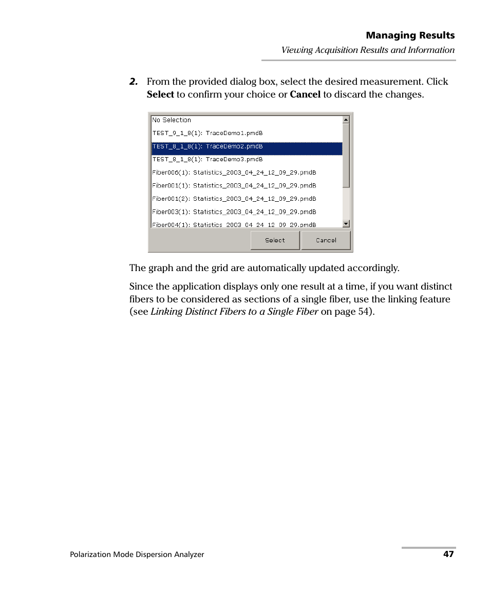 EXFO FTB-5500B PMD Analyzer User Manual | Page 55 / 121