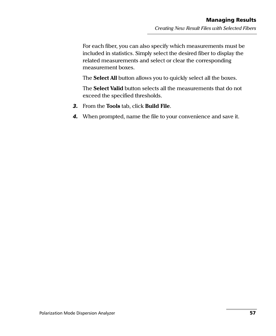 EXFO FTB-5500B PMD Analyzer User Manual | Page 65 / 121
