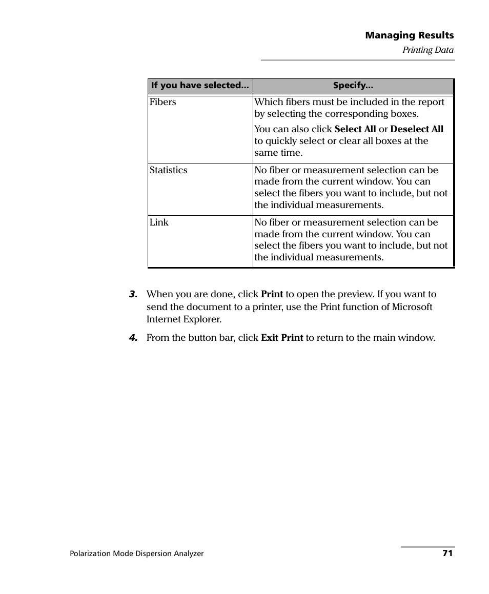 EXFO FTB-5500B PMD Analyzer User Manual | Page 79 / 121