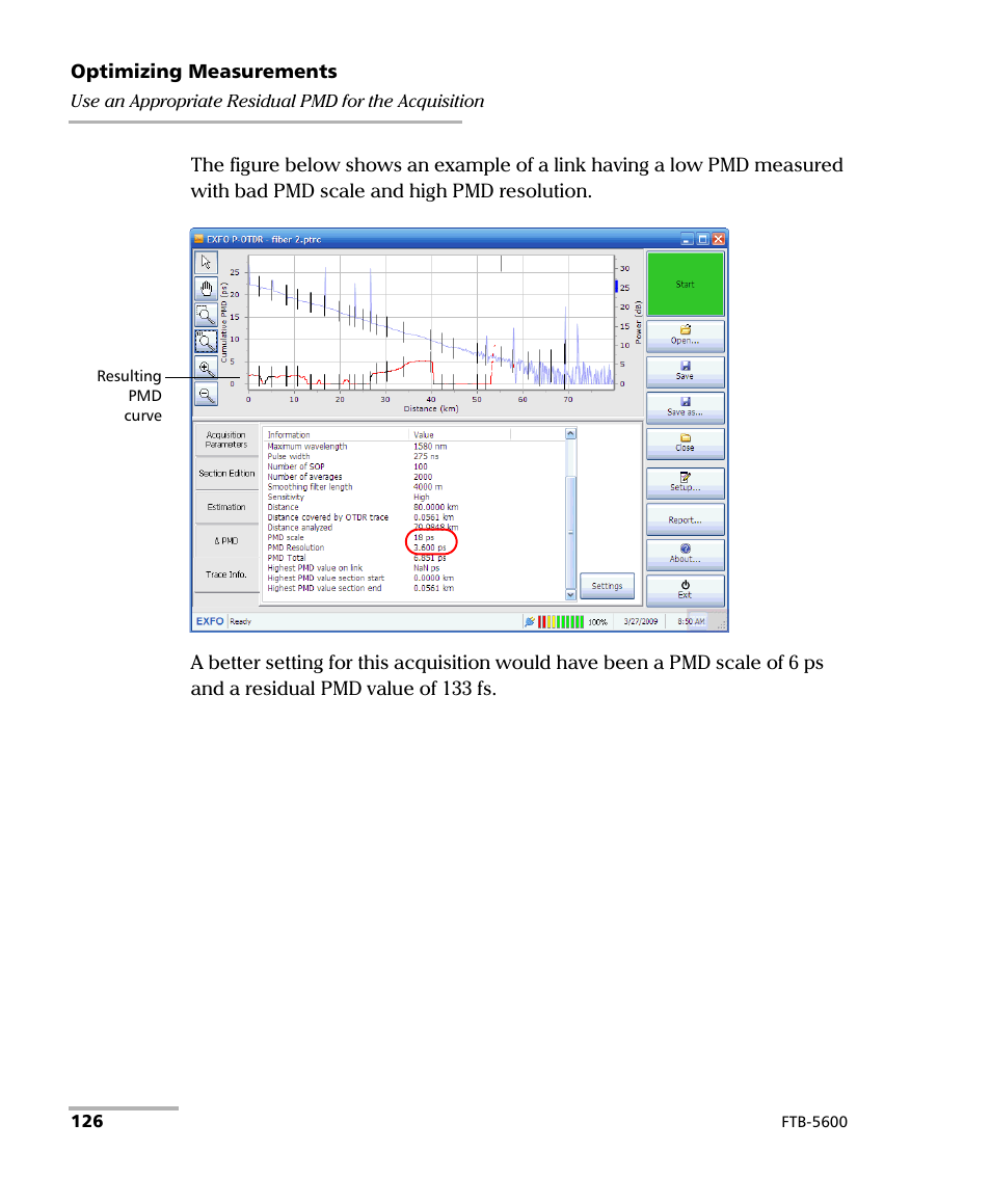 EXFO FTB-5600 Distributed PMD Analyzer User Manual | Page 132 / 146