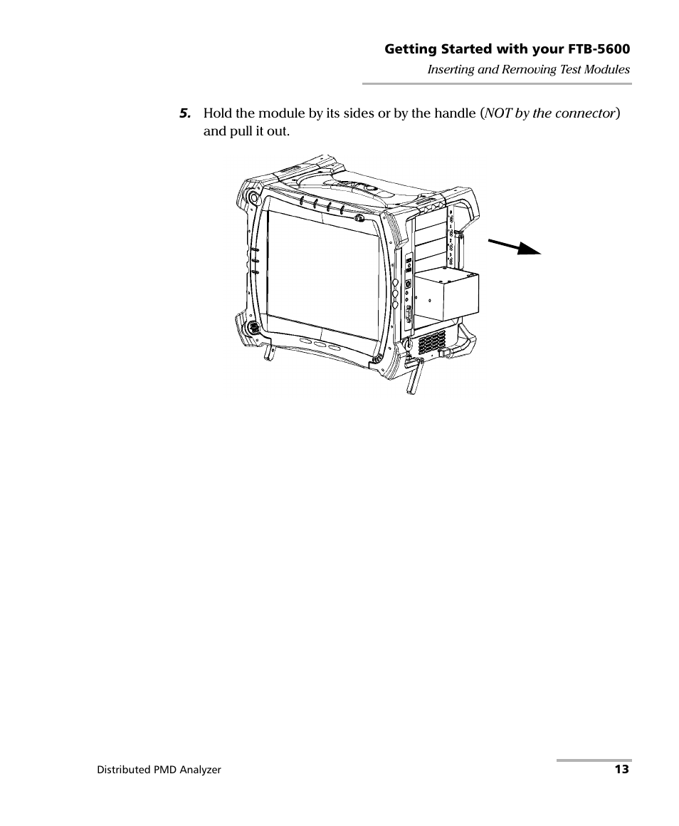 EXFO FTB-5600 Distributed PMD Analyzer User Manual | Page 19 / 146