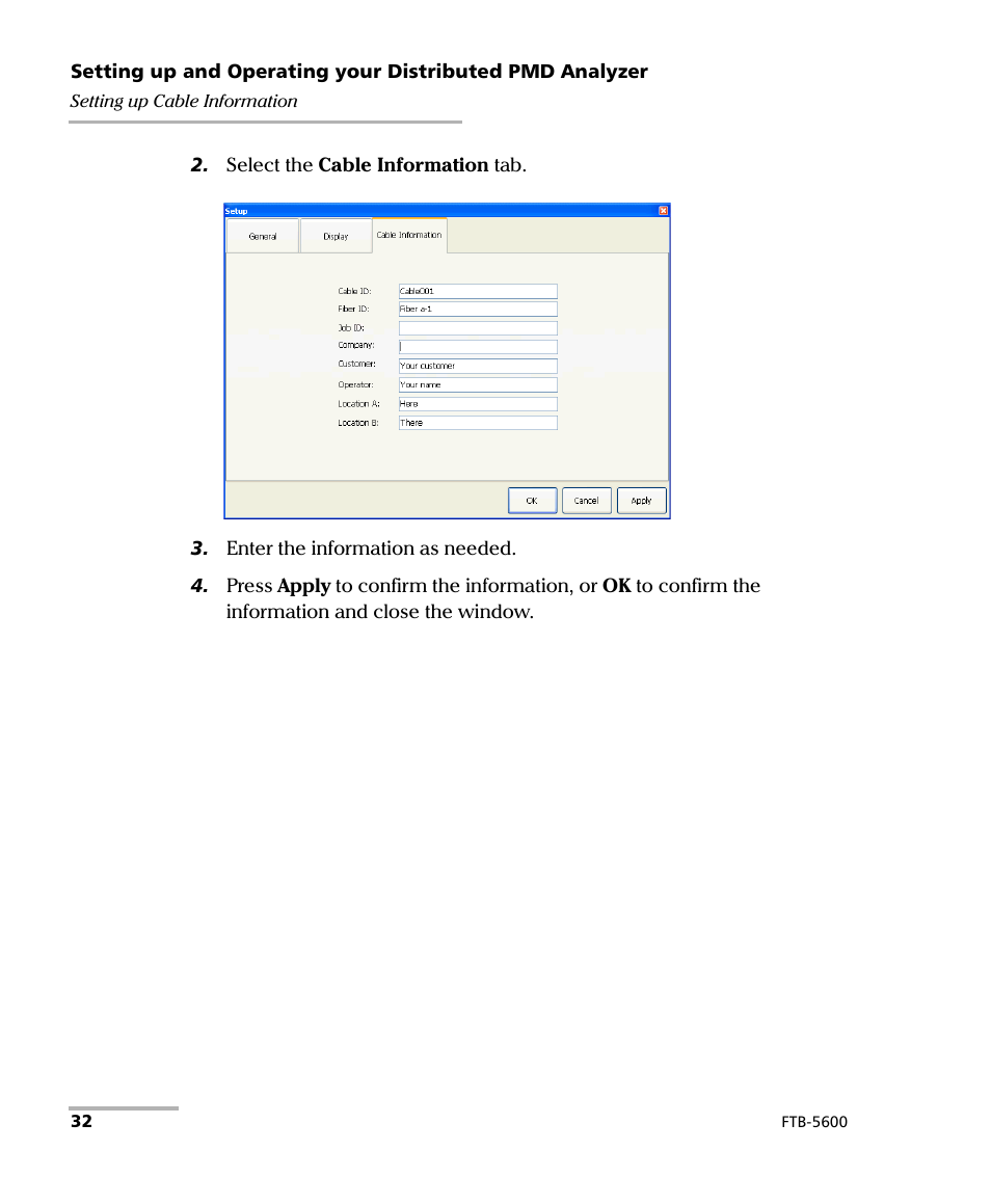 EXFO FTB-5600 Distributed PMD Analyzer User Manual | Page 38 / 146