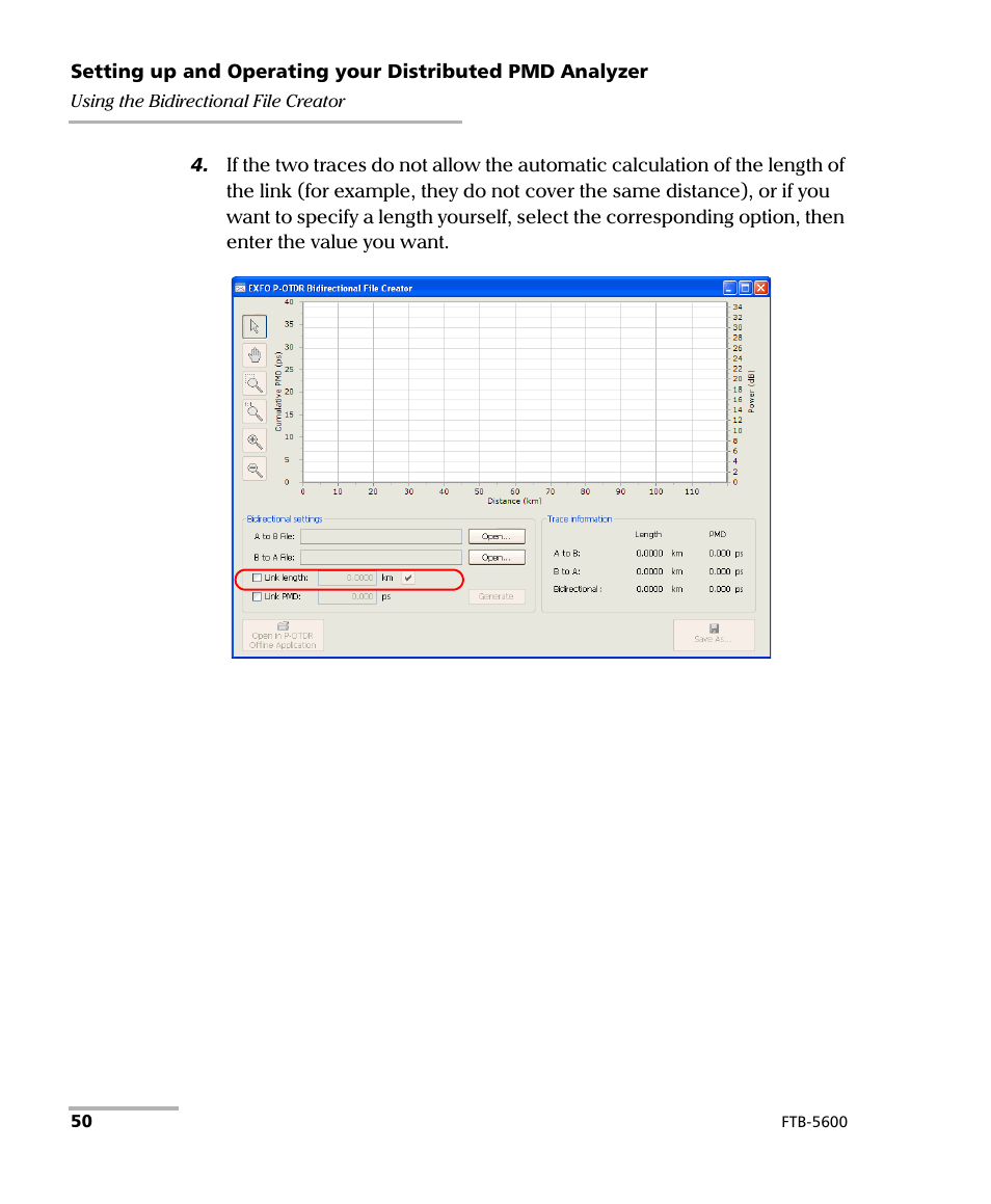 EXFO FTB-5600 Distributed PMD Analyzer User Manual | Page 56 / 146