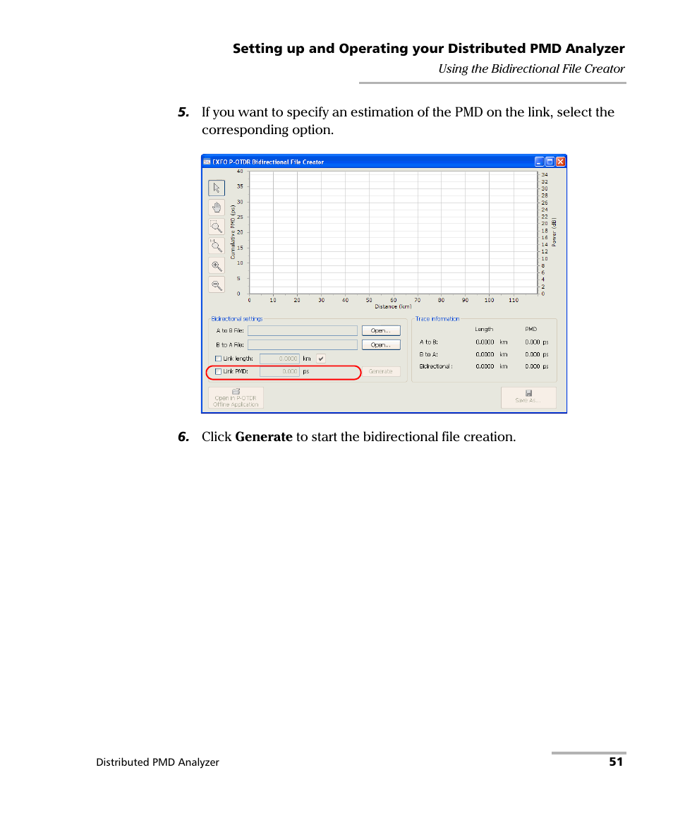 EXFO FTB-5600 Distributed PMD Analyzer User Manual | Page 57 / 146