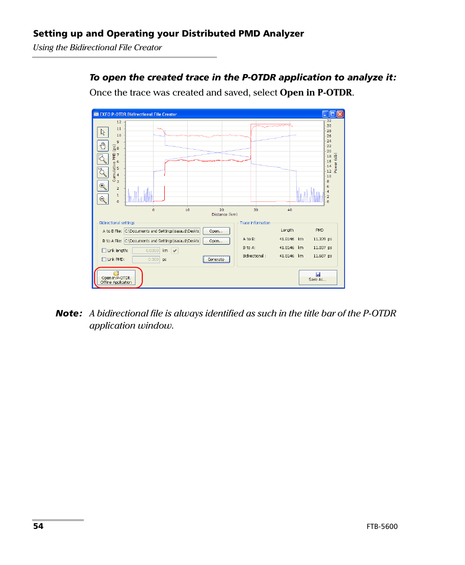 EXFO FTB-5600 Distributed PMD Analyzer User Manual | Page 60 / 146