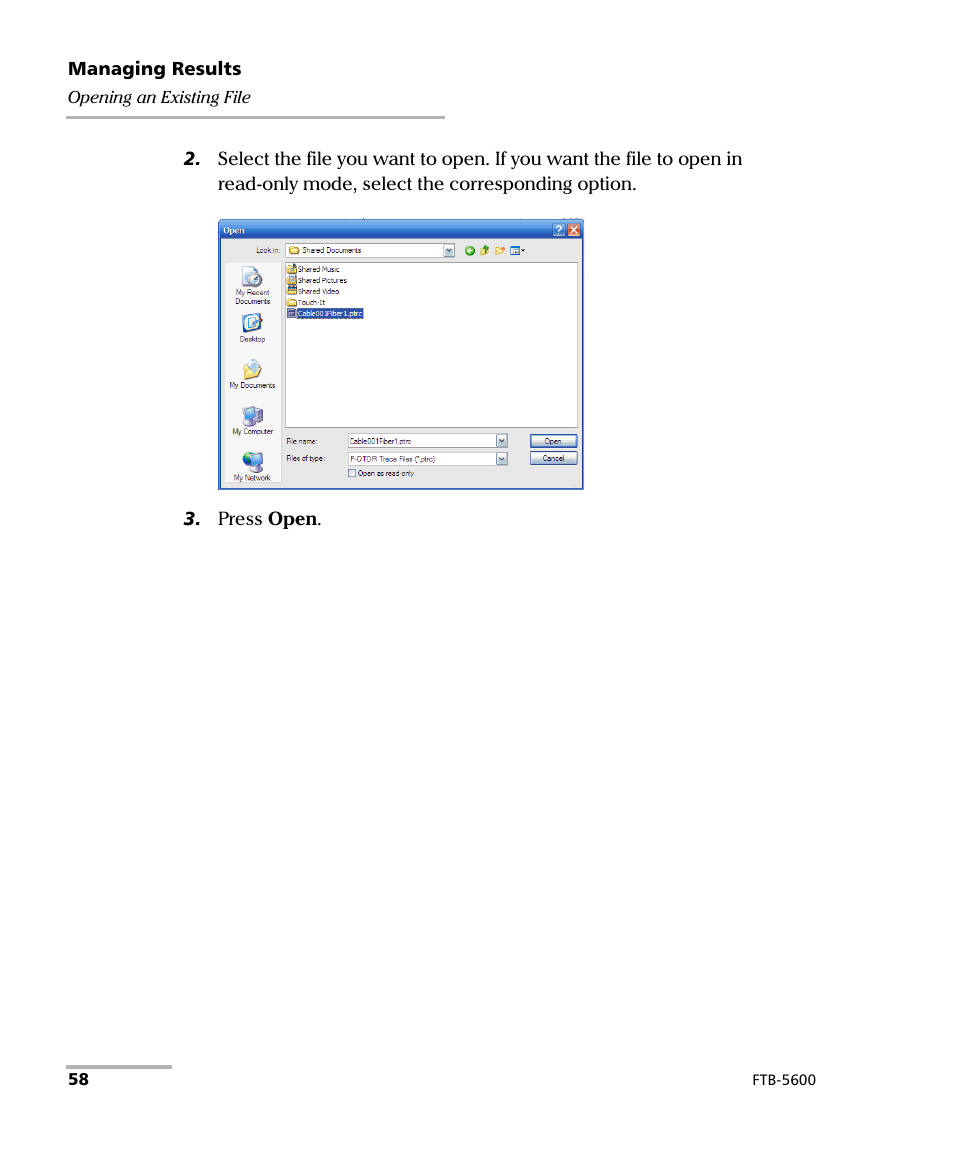 EXFO FTB-5600 Distributed PMD Analyzer User Manual | Page 64 / 146