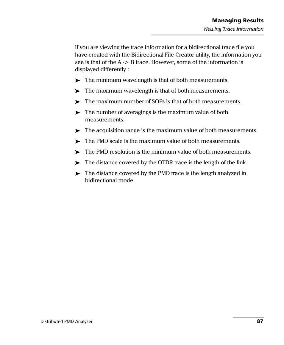 EXFO FTB-5600 Distributed PMD Analyzer User Manual | Page 93 / 146