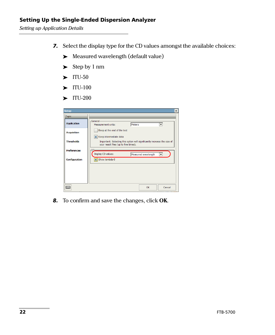 EXFO FTB-5700 Single Ended Dispersion Analyzer for FTB-200 v2 User Manual | Page 28 / 96