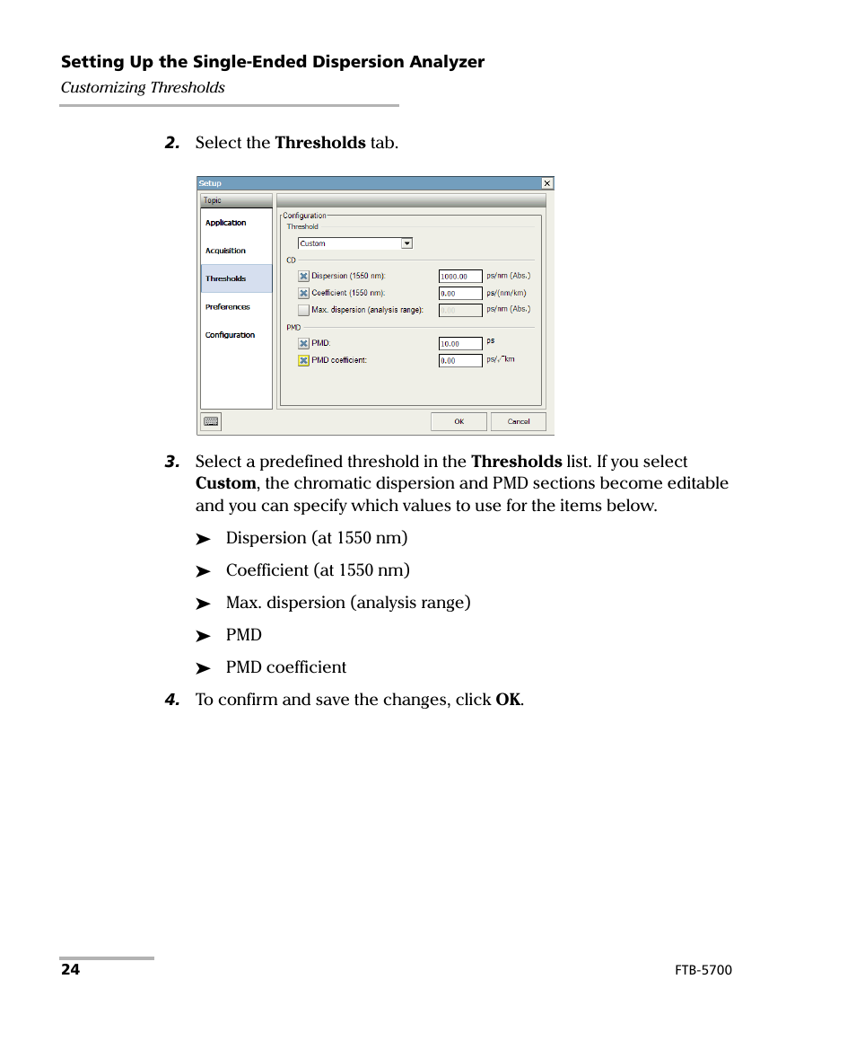 EXFO FTB-5700 Single Ended Dispersion Analyzer for FTB-200 v2 User Manual | Page 30 / 96