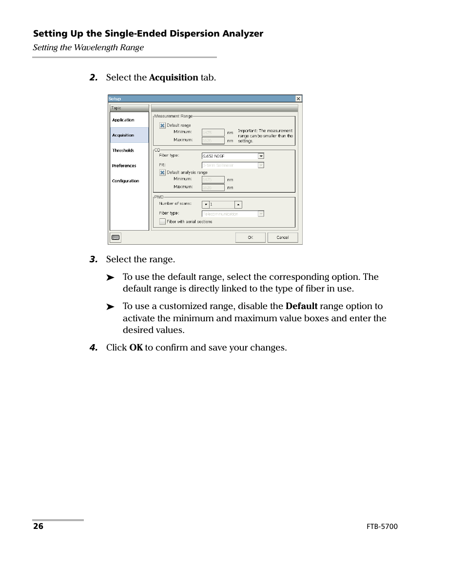 EXFO FTB-5700 Single Ended Dispersion Analyzer for FTB-200 v2 User Manual | Page 32 / 96