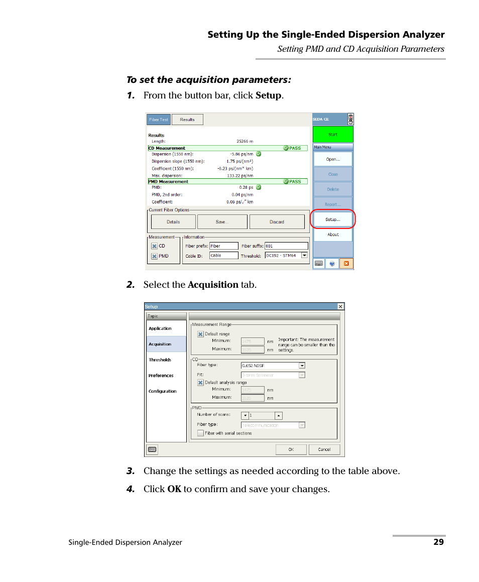 EXFO FTB-5700 Single Ended Dispersion Analyzer for FTB-200 v2 User Manual | Page 35 / 96
