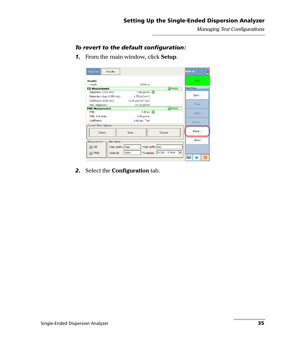EXFO FTB-5700 Single Ended Dispersion Analyzer for FTB-200 v2 User Manual | Page 41 / 96