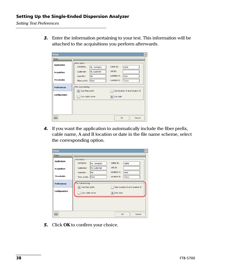 EXFO FTB-5700 Single Ended Dispersion Analyzer for FTB-200 v2 User Manual | Page 44 / 96
