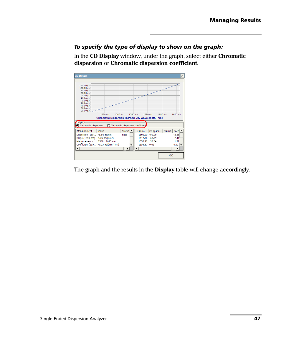 EXFO FTB-5700 Single Ended Dispersion Analyzer for FTB-200 v2 User Manual | Page 53 / 96