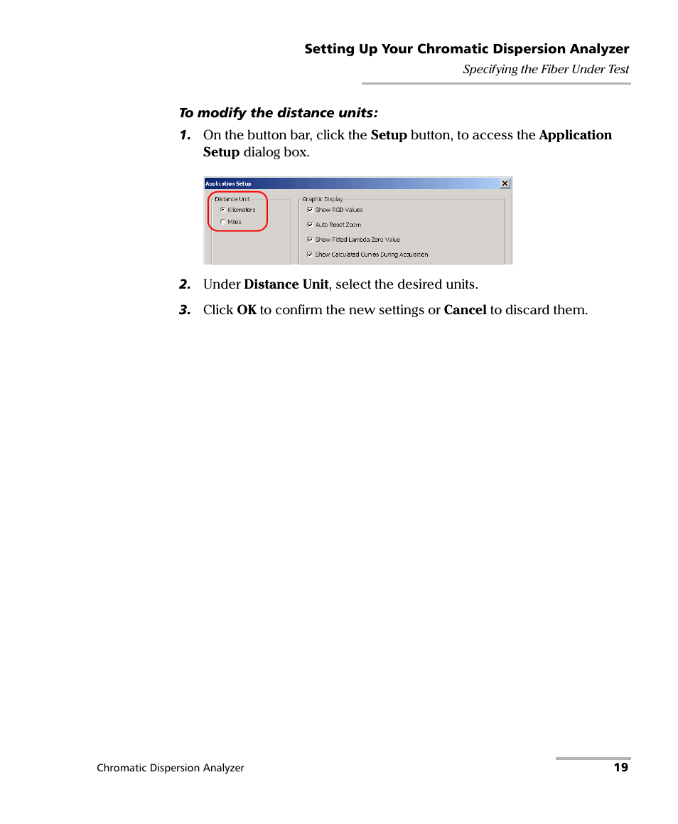 EXFO FTB-5800 Chromatic Dispersion Analyzer for FTB-400 User Manual | Page 25 / 103