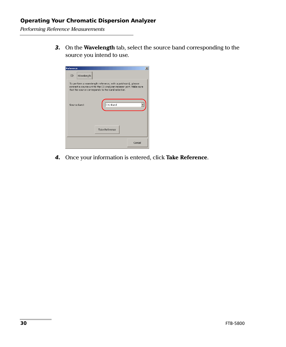 EXFO FTB-5800 Chromatic Dispersion Analyzer for FTB-400 User Manual | Page 36 / 103