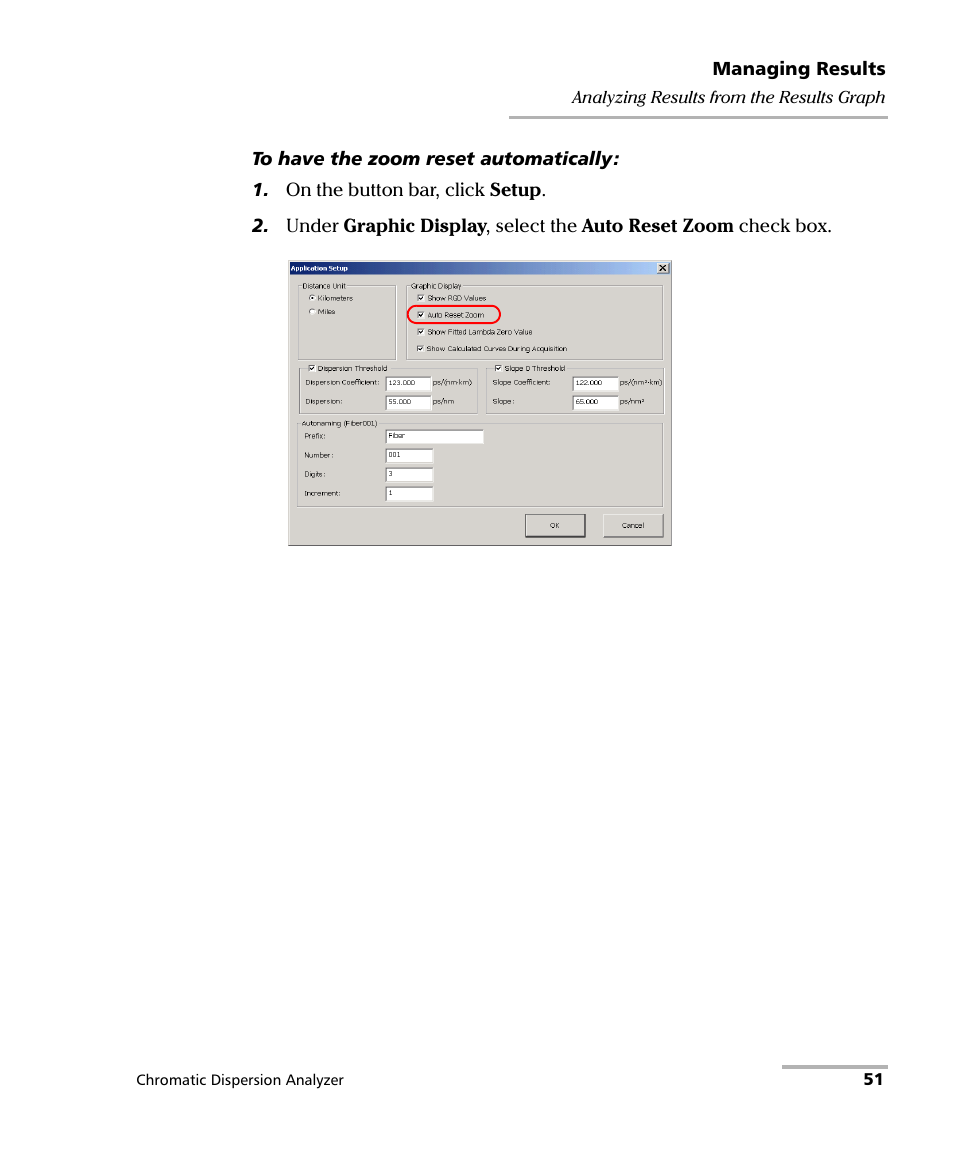EXFO FTB-5800 Chromatic Dispersion Analyzer for FTB-400 User Manual | Page 57 / 103