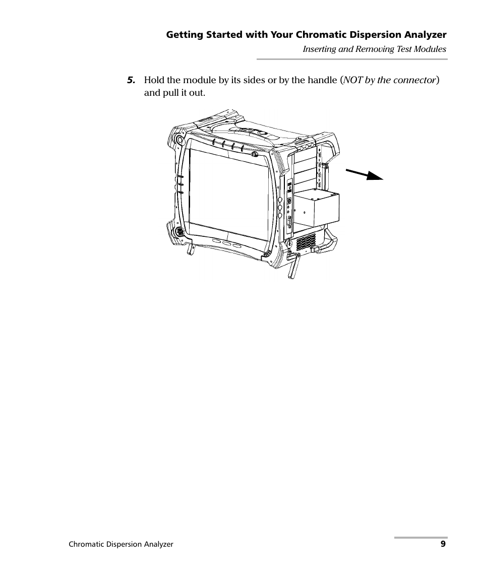 EXFO FTB-5800 Chromatic Dispersion Analyzer for FTB-500 User Manual | Page 15 / 109