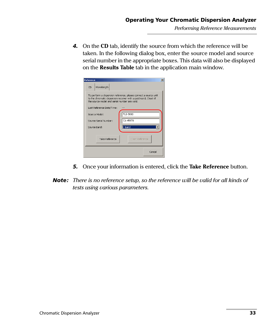 EXFO FTB-5800 Chromatic Dispersion Analyzer for FTB-500 User Manual | Page 39 / 109