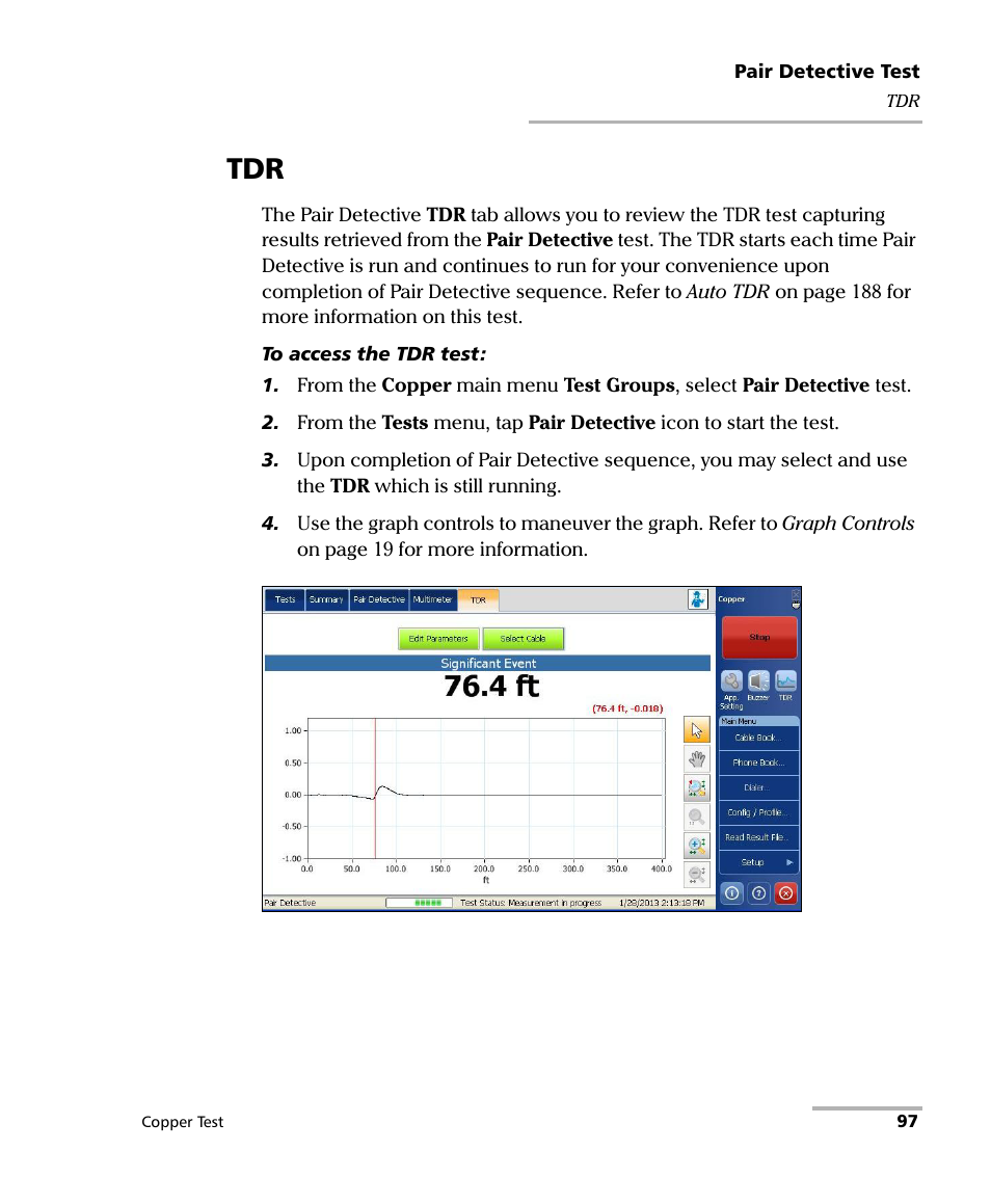 EXFO FTB-610 Wideband Copper Test Module User Manual | Page 105 / 326