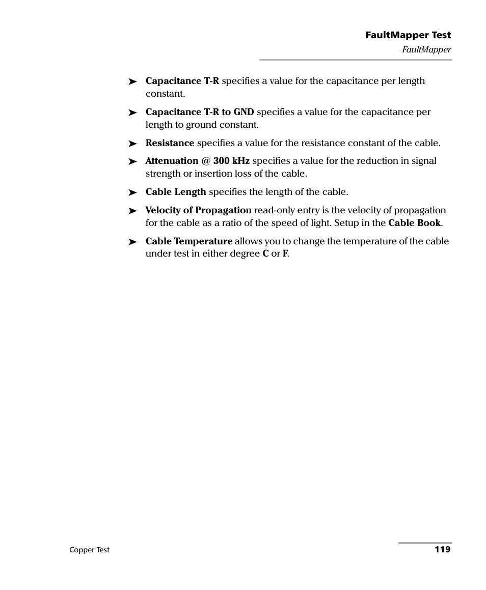 EXFO FTB-610 Wideband Copper Test Module User Manual | Page 127 / 326