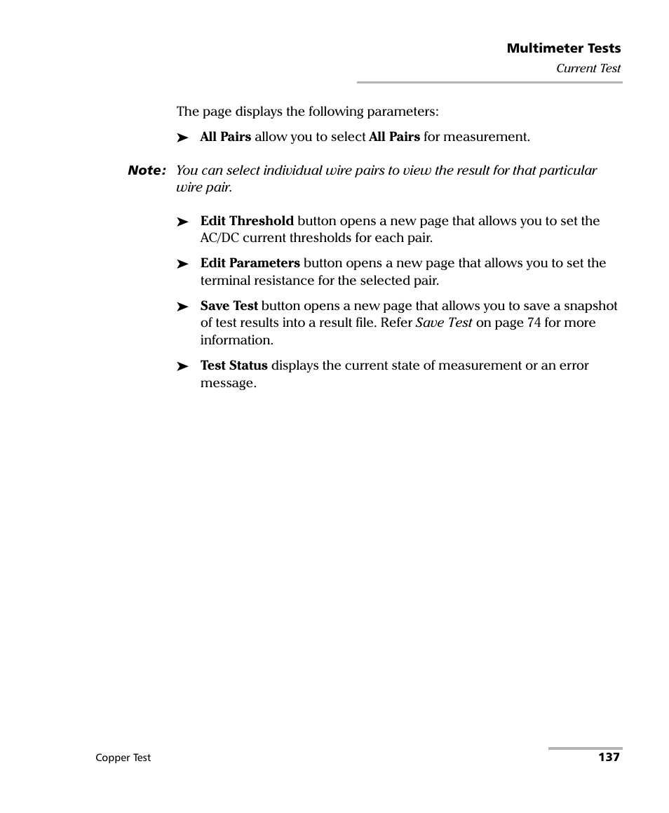 EXFO FTB-610 Wideband Copper Test Module User Manual | Page 145 / 326