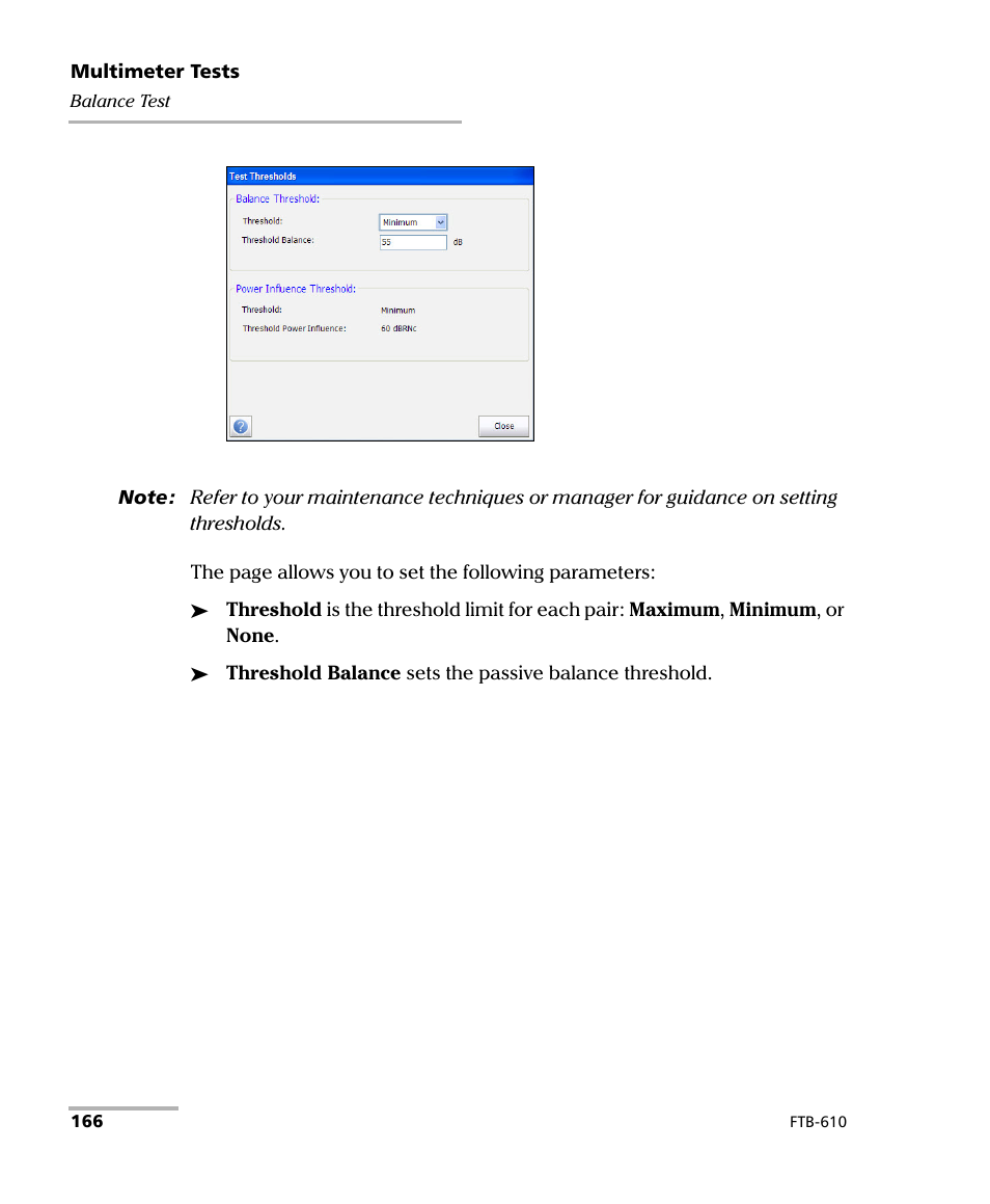 EXFO FTB-610 Wideband Copper Test Module User Manual | Page 174 / 326