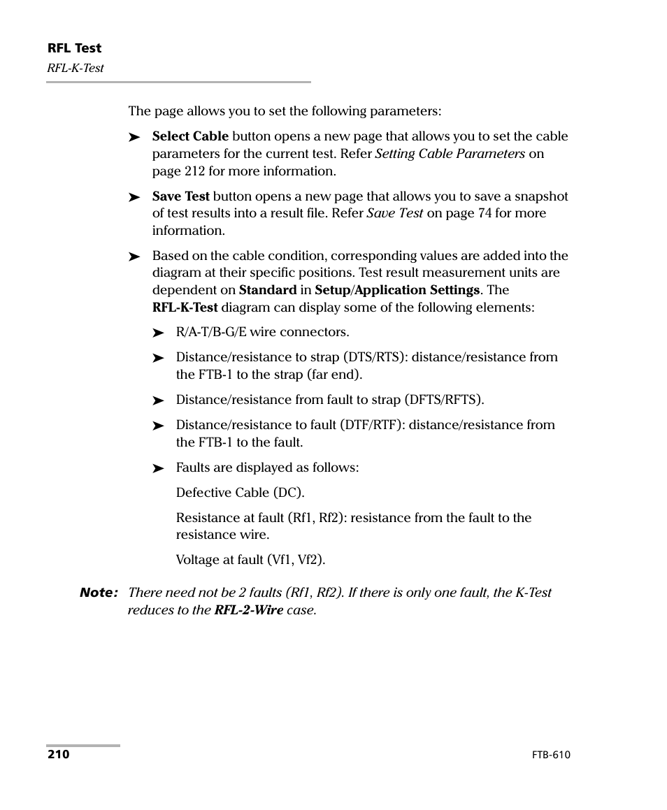 EXFO FTB-610 Wideband Copper Test Module User Manual | Page 218 / 326