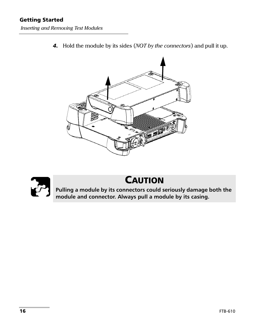 Aution | EXFO FTB-610 Wideband Copper Test Module User Manual | Page 24 / 326