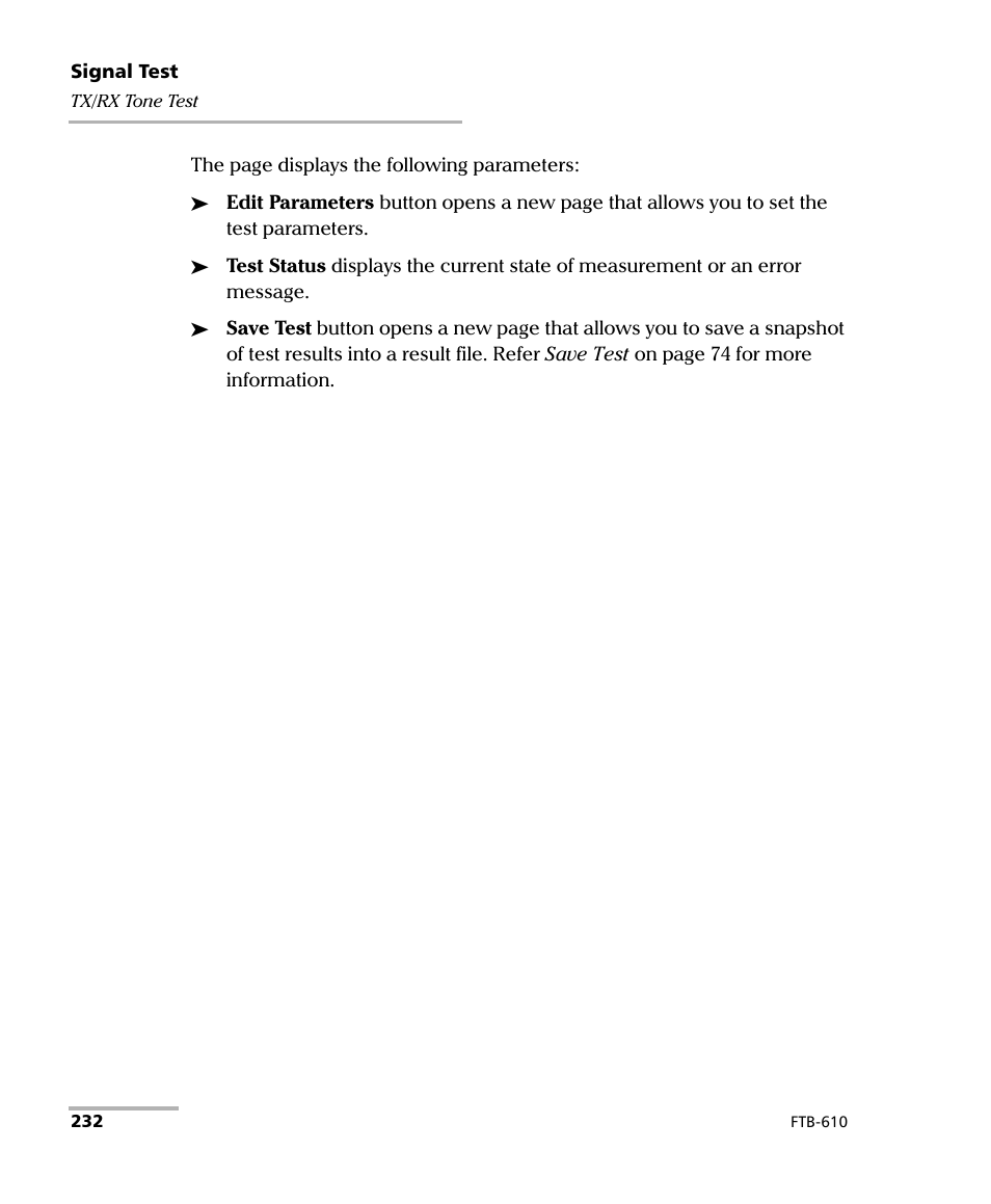 EXFO FTB-610 Wideband Copper Test Module User Manual | Page 240 / 326