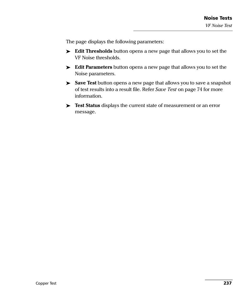 EXFO FTB-610 Wideband Copper Test Module User Manual | Page 245 / 326