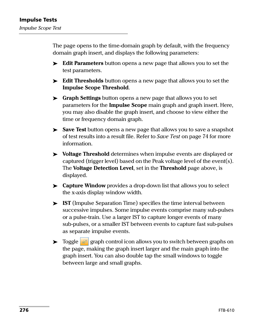 EXFO FTB-610 Wideband Copper Test Module User Manual | Page 284 / 326