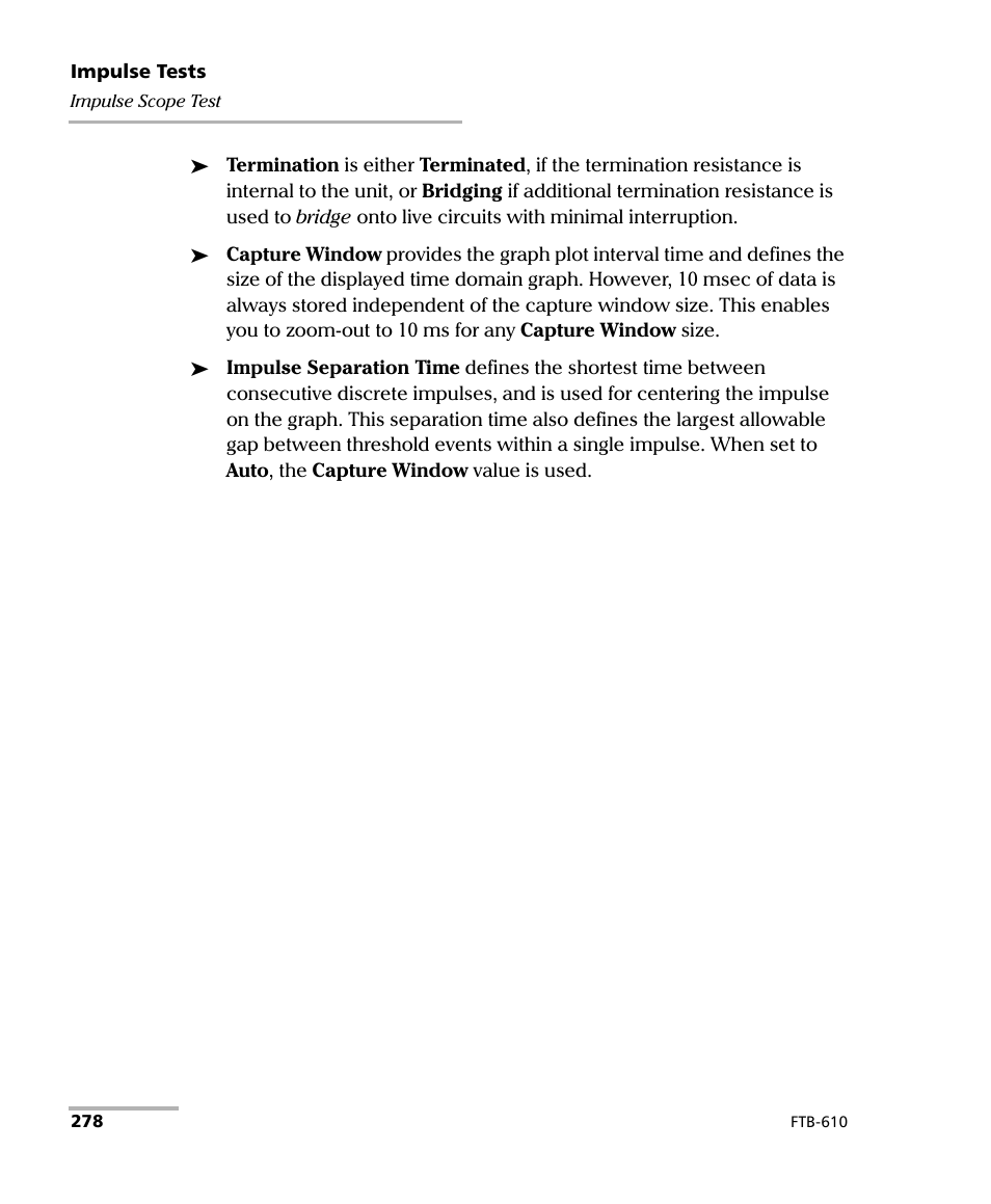 EXFO FTB-610 Wideband Copper Test Module User Manual | Page 286 / 326