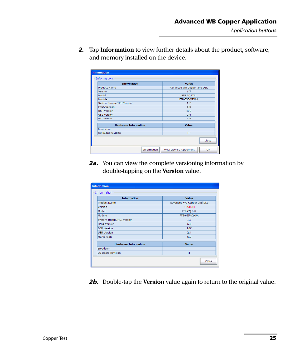 EXFO FTB-610 Wideband Copper Test Module User Manual | Page 33 / 326