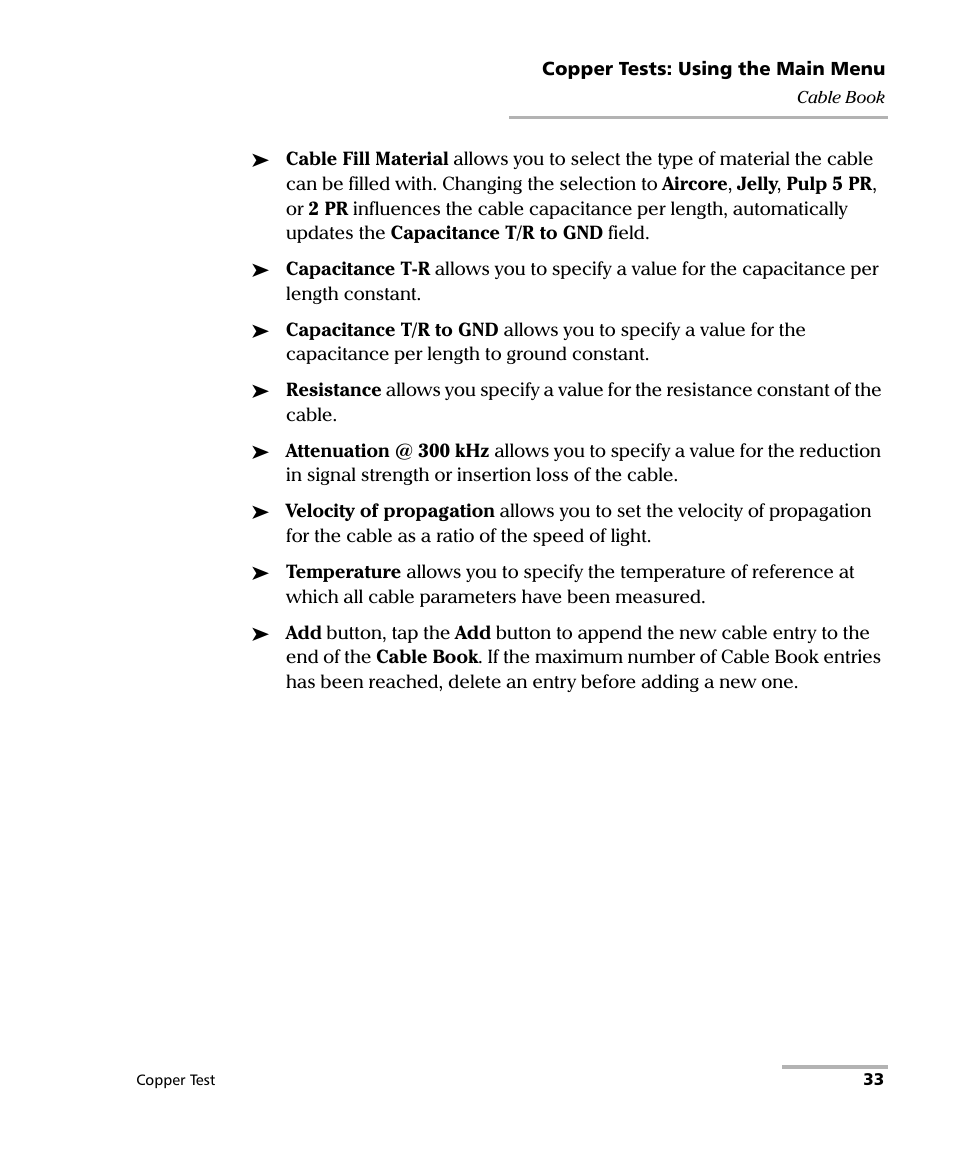 EXFO FTB-610 Wideband Copper Test Module User Manual | Page 41 / 326