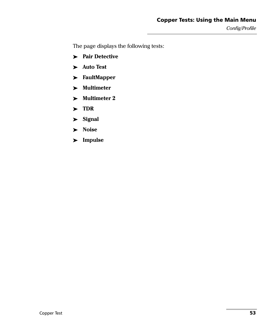 EXFO FTB-610 Wideband Copper Test Module User Manual | Page 61 / 326