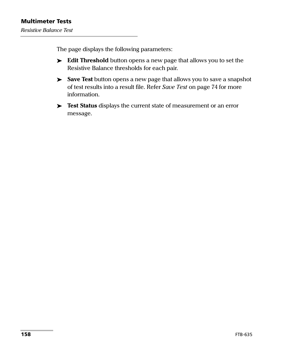 EXFO FTB-635 Wideband Copper and DSL Test Module User Manual | Page 166 / 373