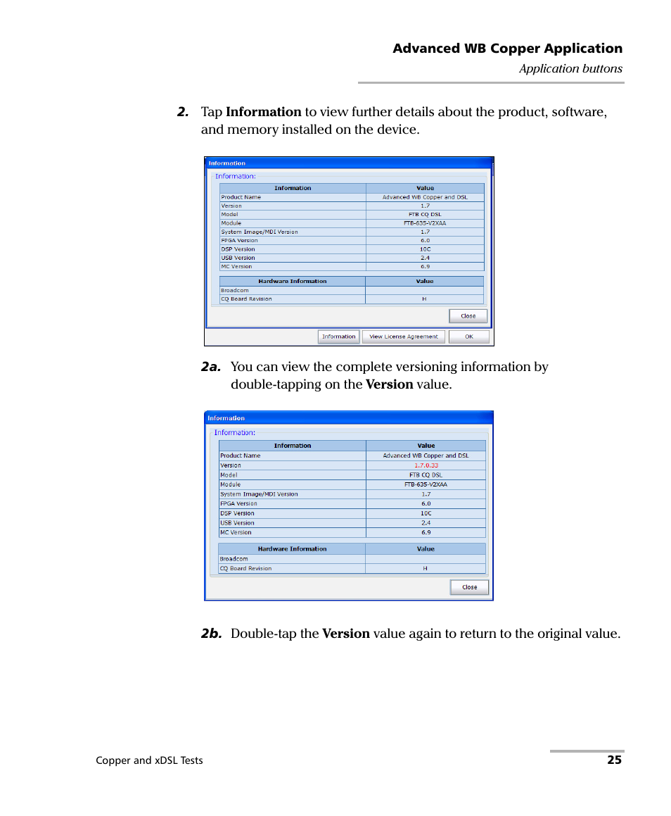 EXFO FTB-635 Wideband Copper and DSL Test Module User Manual | Page 33 / 373