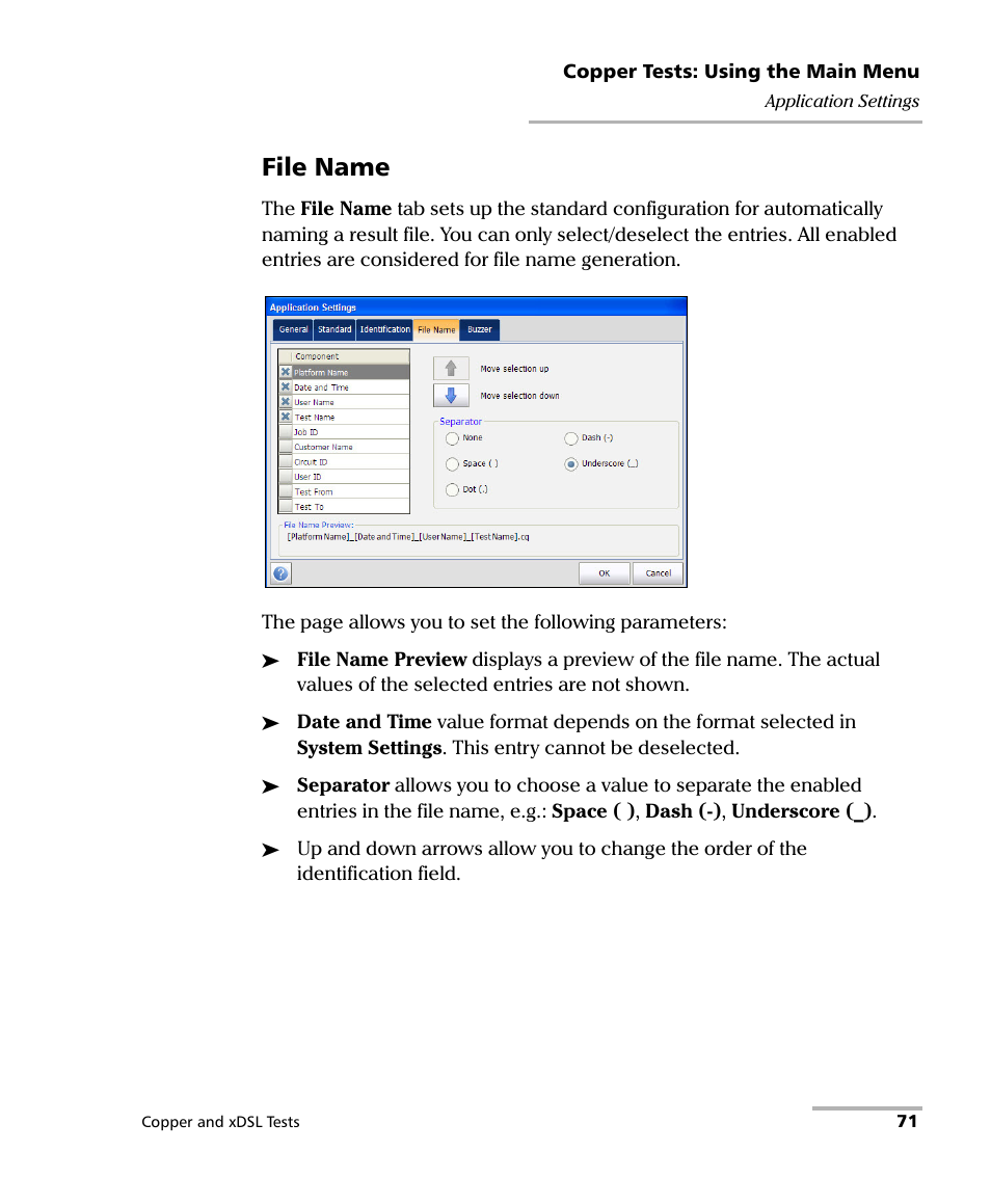 File name | EXFO FTB-635 Wideband Copper and DSL Test Module User Manual | Page 79 / 373