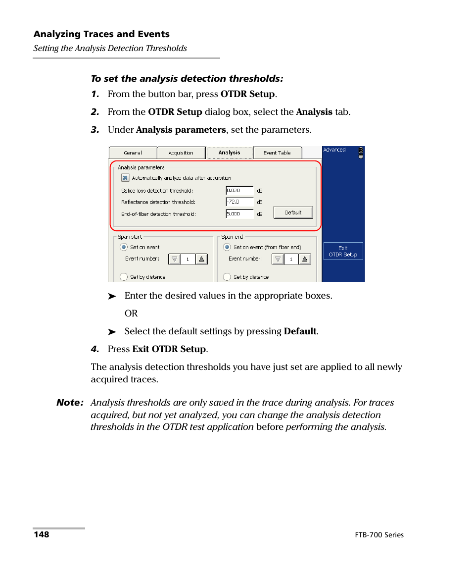 EXFO FTB-700 for FTB-1 User Manual | Page 156 / 329