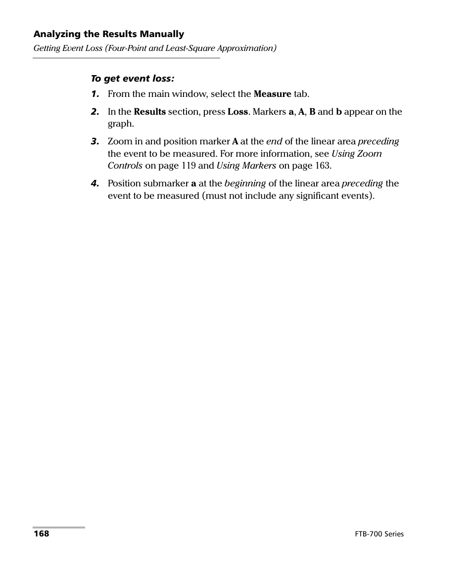 EXFO FTB-700 for FTB-1 User Manual | Page 176 / 329