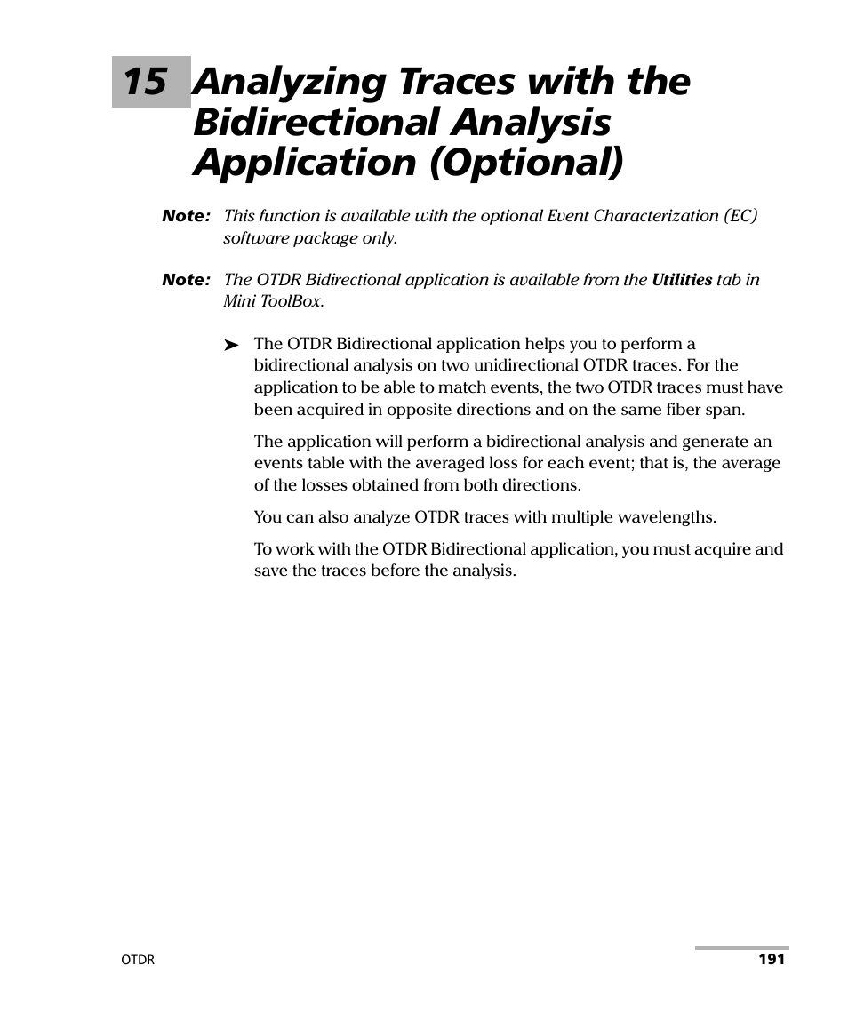 Optional) | EXFO FTB-700 for FTB-1 User Manual | Page 199 / 329