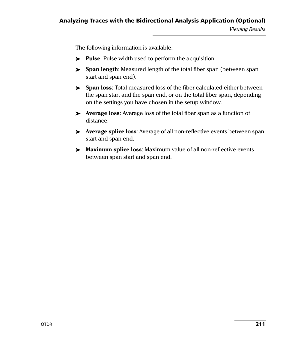 EXFO FTB-700 for FTB-1 User Manual | Page 219 / 329