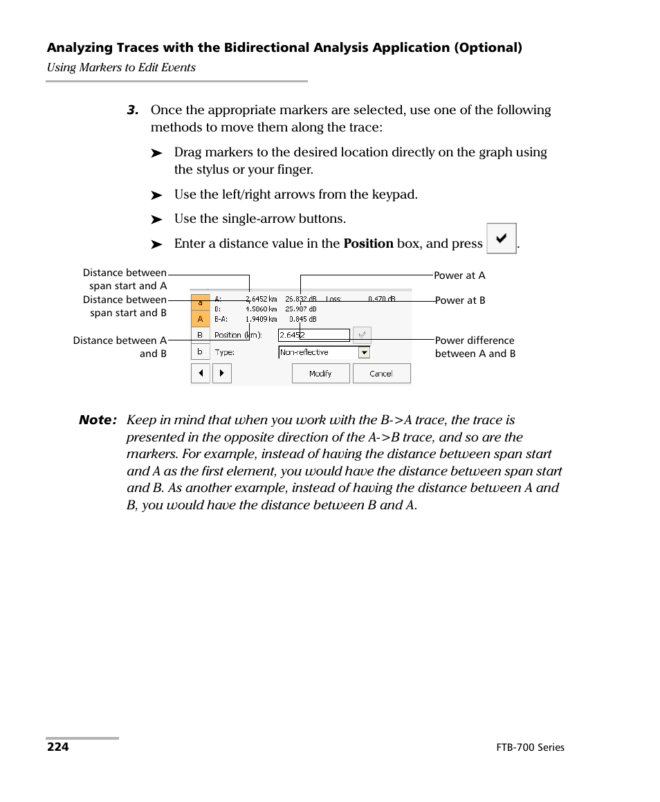 EXFO FTB-700 for FTB-1 User Manual | Page 232 / 329