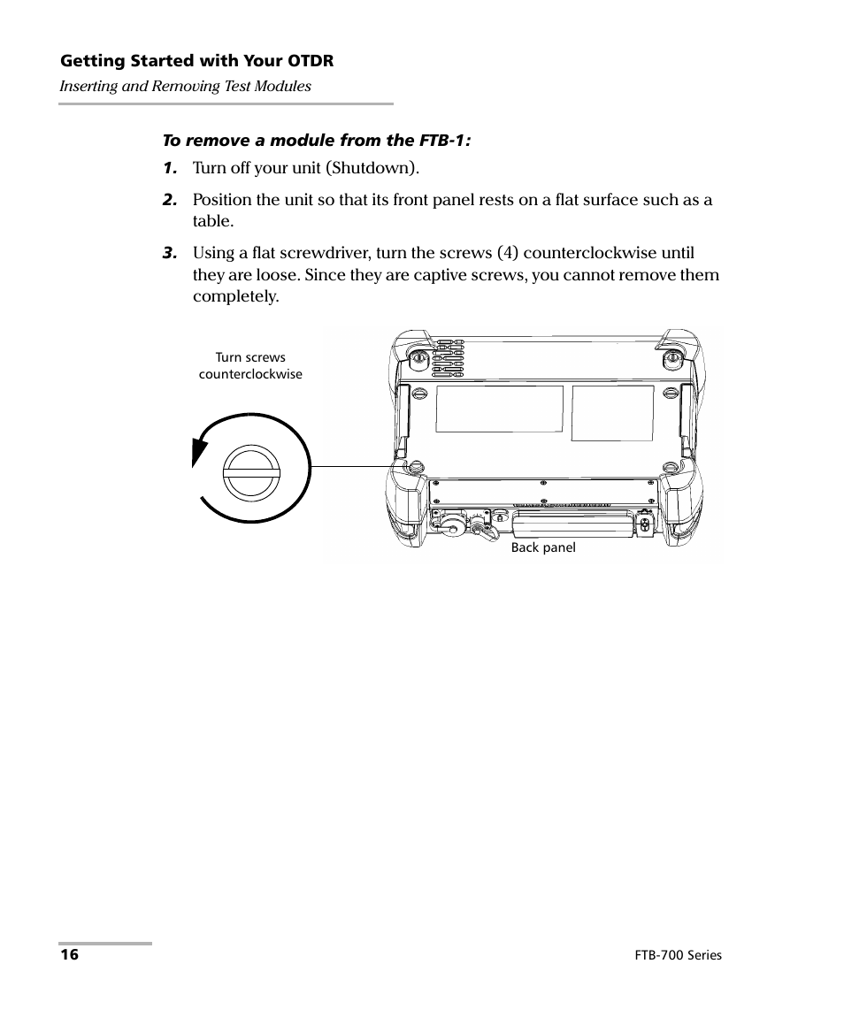 EXFO FTB-700 for FTB-1 User Manual | Page 24 / 329