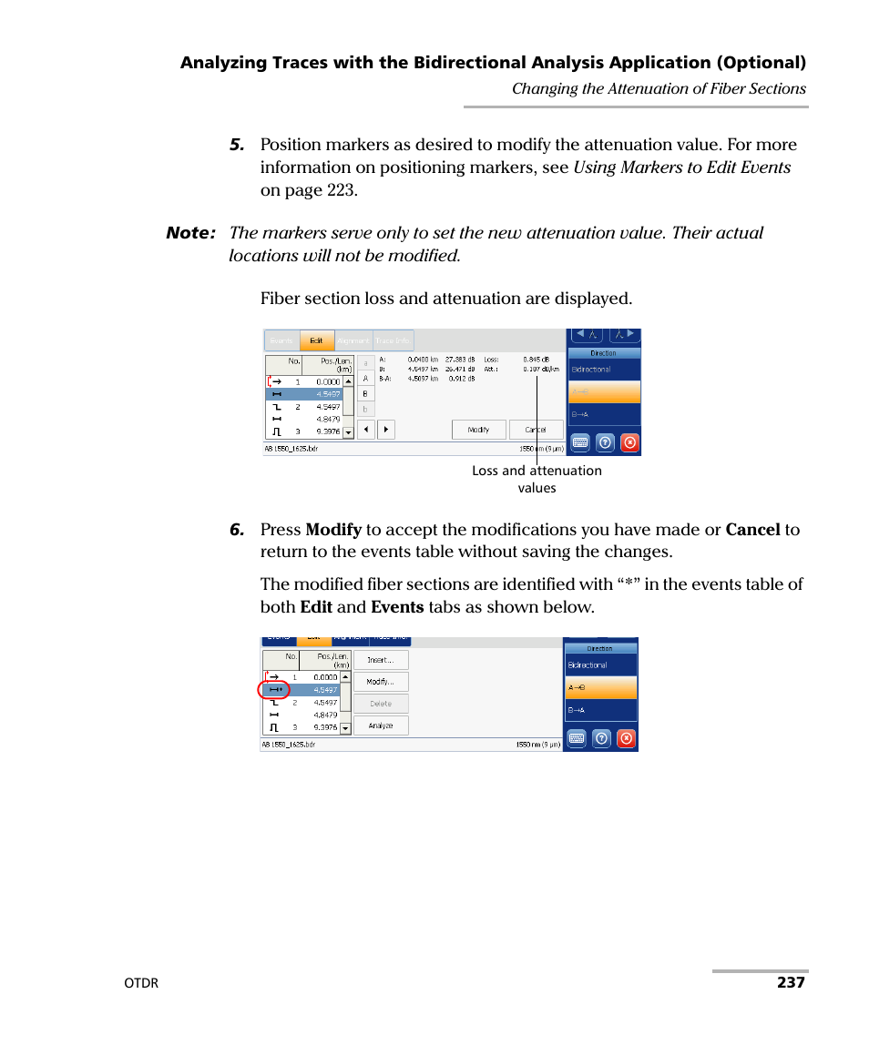 EXFO FTB-700 for FTB-1 User Manual | Page 245 / 329