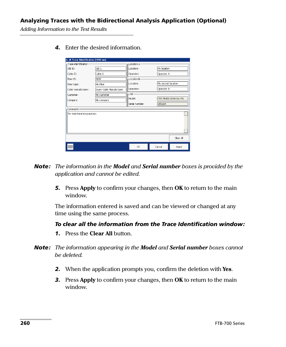 EXFO FTB-700 for FTB-1 User Manual | Page 268 / 329