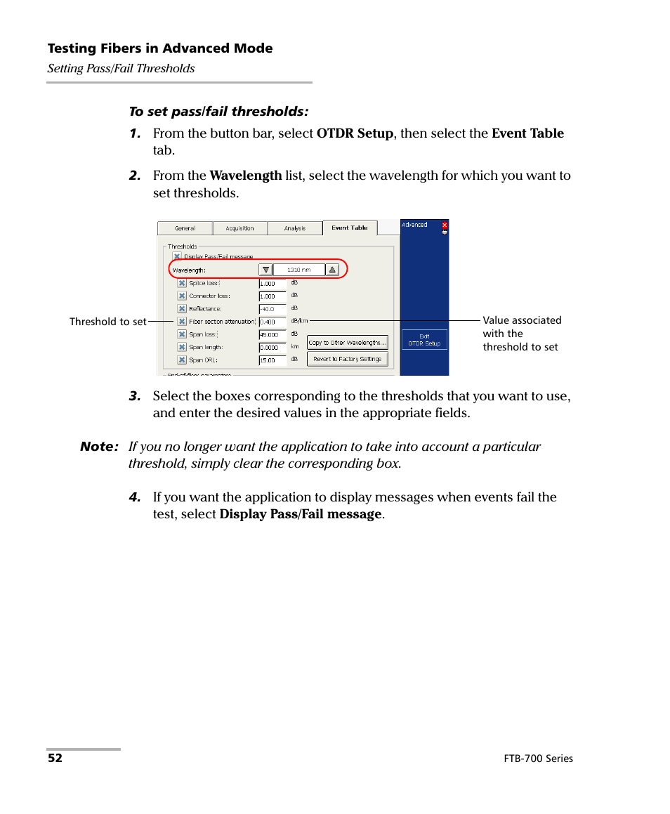 EXFO FTB-700 for FTB-1 User Manual | Page 60 / 329